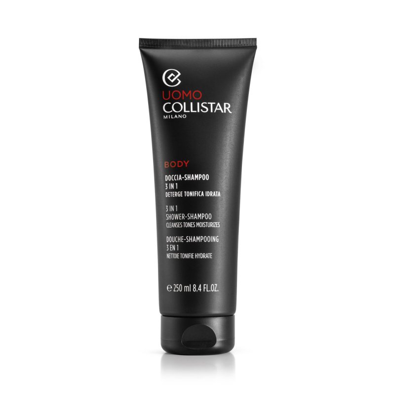 Collistar 3-in-1 Men's Shower Shampoo for Body and Hair 250ml