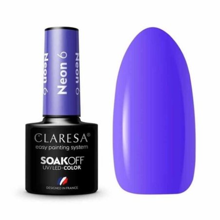 Claresa Neon UV Nail Polish 5ml - Pack of 6