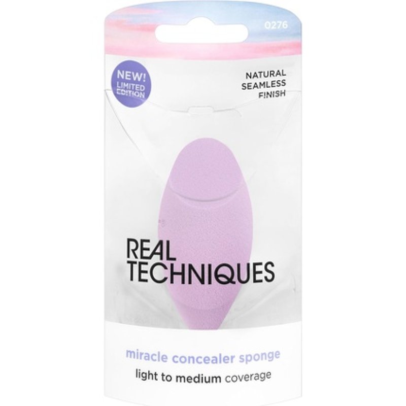 Real Techniques Sunrise To Sunset Miracle Concealer Sponge 1 Count Purple