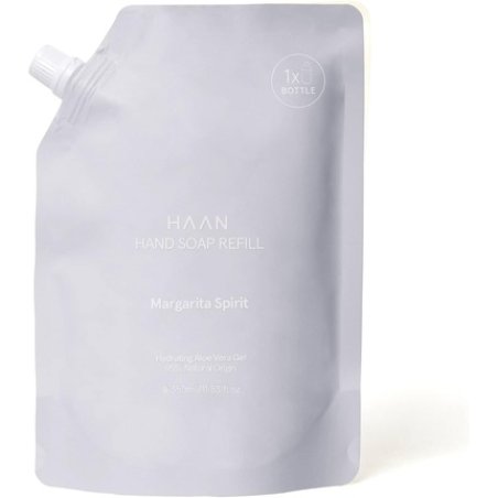 HAAN Hand Soap Refill 350ml with Aloe Vera, Cocos Nucifera, and Glycerin - Margarita Spirit Scent - Recyclable and Vegan