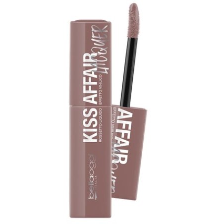 Kiss Affair Lacquer Liquid Lipstick with Vinyl Effect Nude Talk 3.9ml