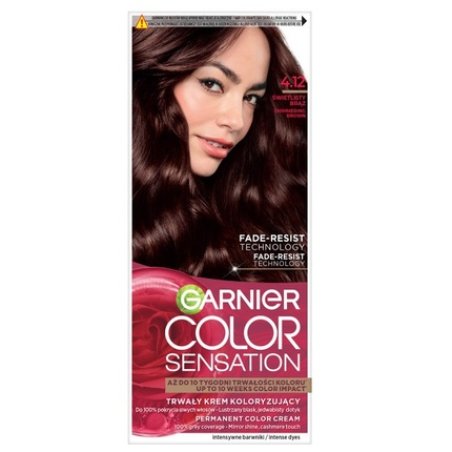 Garnier Color Sensation Cream Hair Dye 4.12 Light Brown