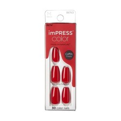 imPRESS Color MC Reddy or Not Self-Adhesive Nails 30 pieces
