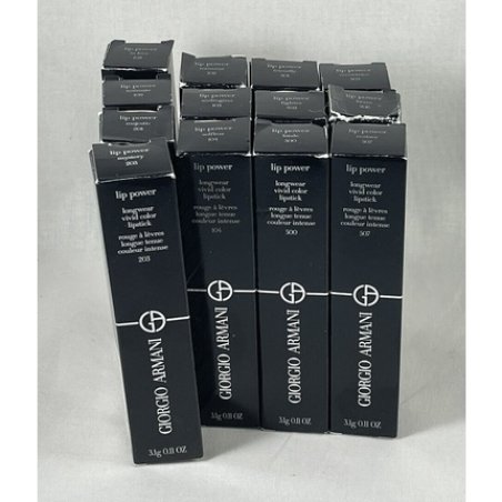 Giorgio Armani Lip Power Longwear Vibrant Color Lipstick 0.11 Ounce