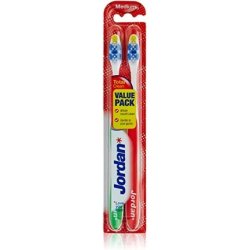 Jordan Total Clean Toothbrush Medium - Pack of 2