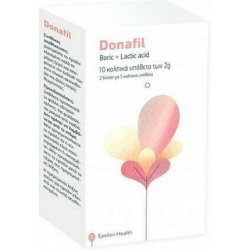 Epsilon Health Donafil - Antimicrobial Suppositories, 10 Count