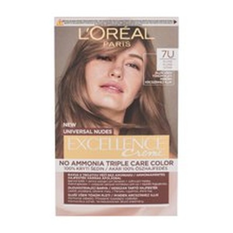 L'Oreal Professionnel Excellence Creme Triple Protection No Ammonia Hair Color 7u Blond