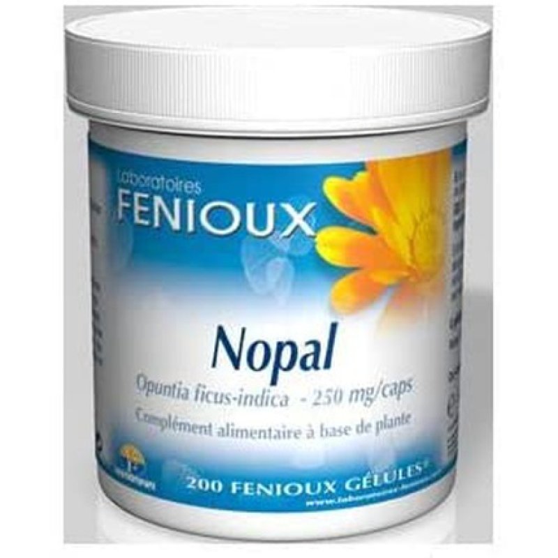 Nutricosmetics - Fenioux Nopal 250 Mg 200 Caps