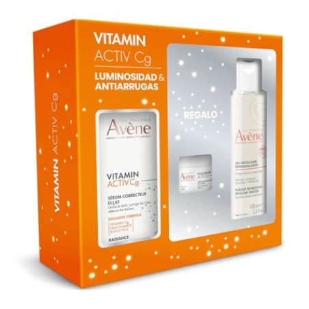 Avene Pack Vitamin Activ Cg Serum 30ml, Hyaluron Activ B3 Cream 7ml, Micellar Water 100ml