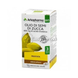 Arkopharma Bio Pumpkin Seed Oil 600 Mg Linoleic Acid 60 Arkocapsules