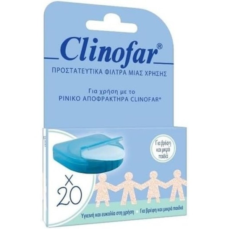 Clinofar Protective Single-Use Filters 20 Pieces