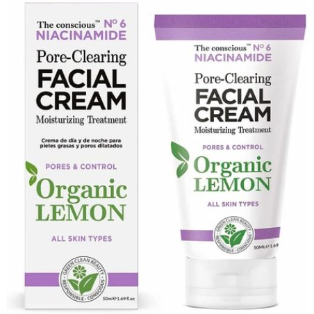 Niacinamide Pore-Clearing Facial Cream Organic Lemon 50ml
