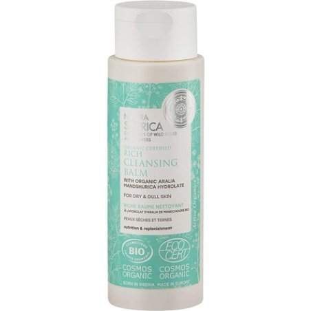 Natura Siberica Organic Certified Rich Cleansing Balm for Dry and Dull Skin