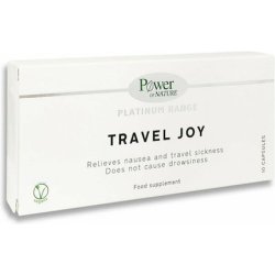 Power Health Power Of Nature Platinum Range Travel Joy For The Relief Of Nausea 10 Capsules