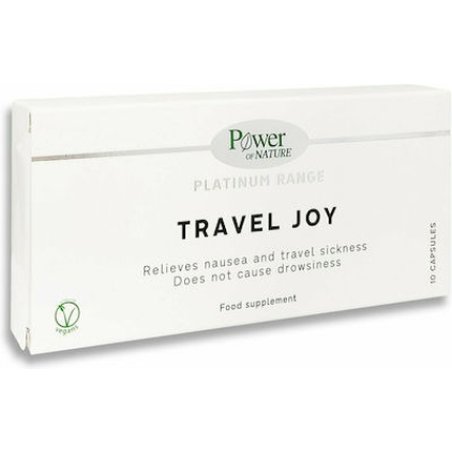 Power Health Power Of Nature Platinum Range Travel Joy For The Relief Of Nausea 10 Capsules