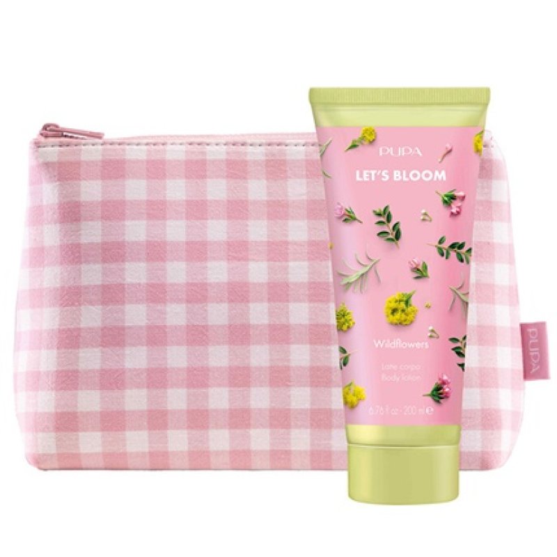 Pupa Milano Body Lotion With A Bag Wild Flowers Lets Bloom - 200 Ml