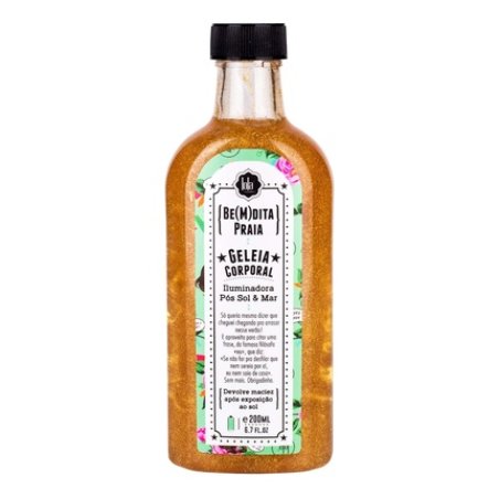 Lola Linha Be(M) Dita Praia Geleia Corporal Iluminadora Pos Sol e Mar 200 Ml Be(M) Dita Beach Collection - After Beach