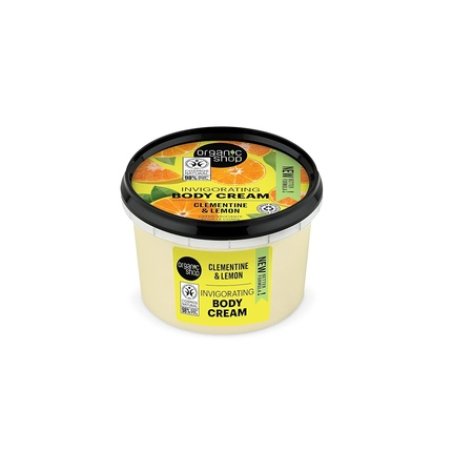 Organic Shop Invigorating Body Cream Clementine and Lemon 250ml