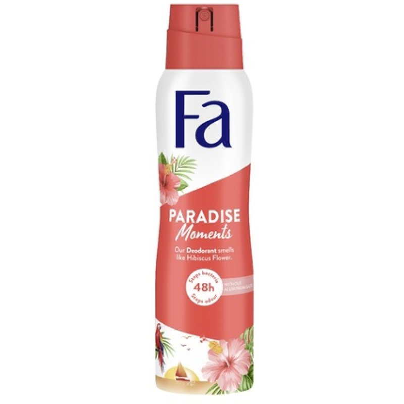 Fa Paradise Moments Deodorant With Hibiscus Flower Scent 150ml