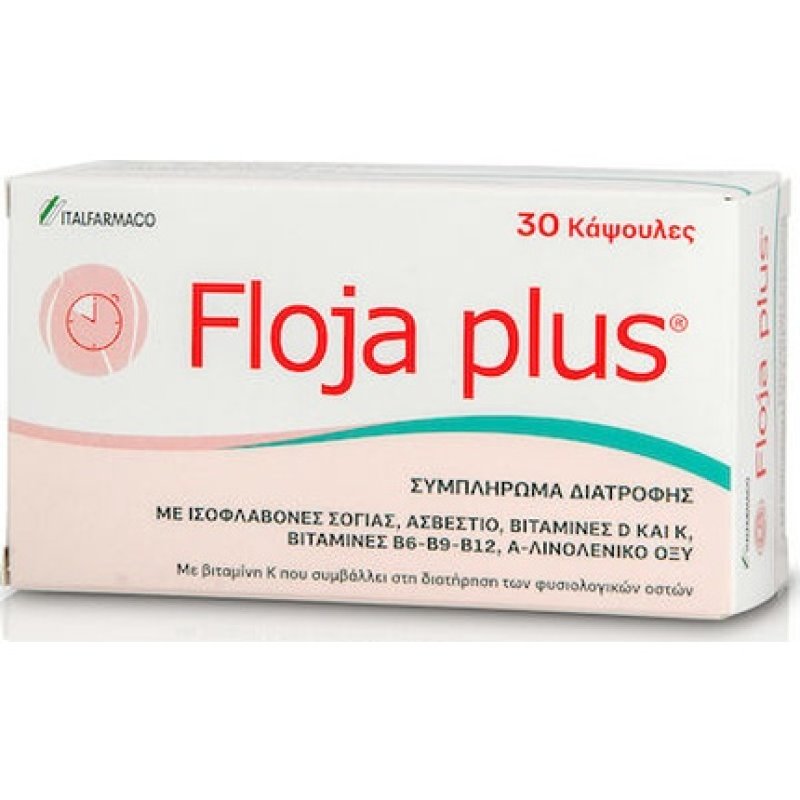 Itf Hellas Floja Plus Dietary Supplement For The Management Of Menopausal Symptoms - 30 Capsules