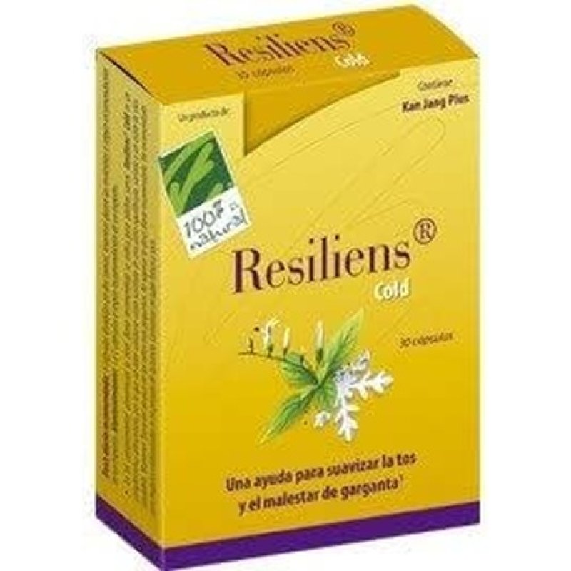 Nutricosmetics 100% Natural Resiliens Cold 30 Capsules