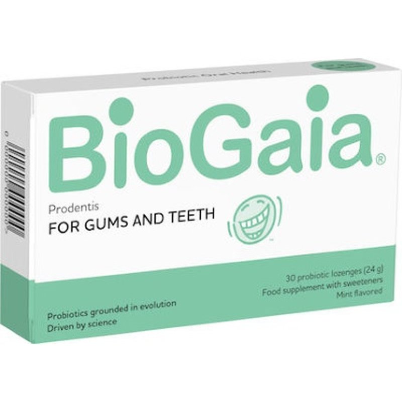 Biogaia Prodentis Probiotic Pastilles With Apple Flavor - 30 Pastilles