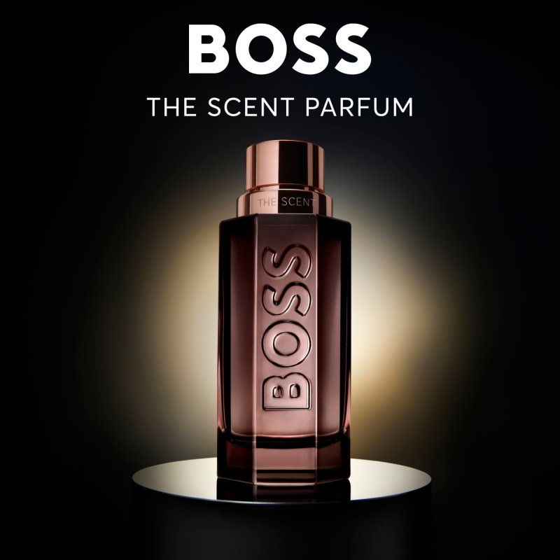 Boss The Scent Le Parfum For Him Ambery Fragrance with Notes of Ginger