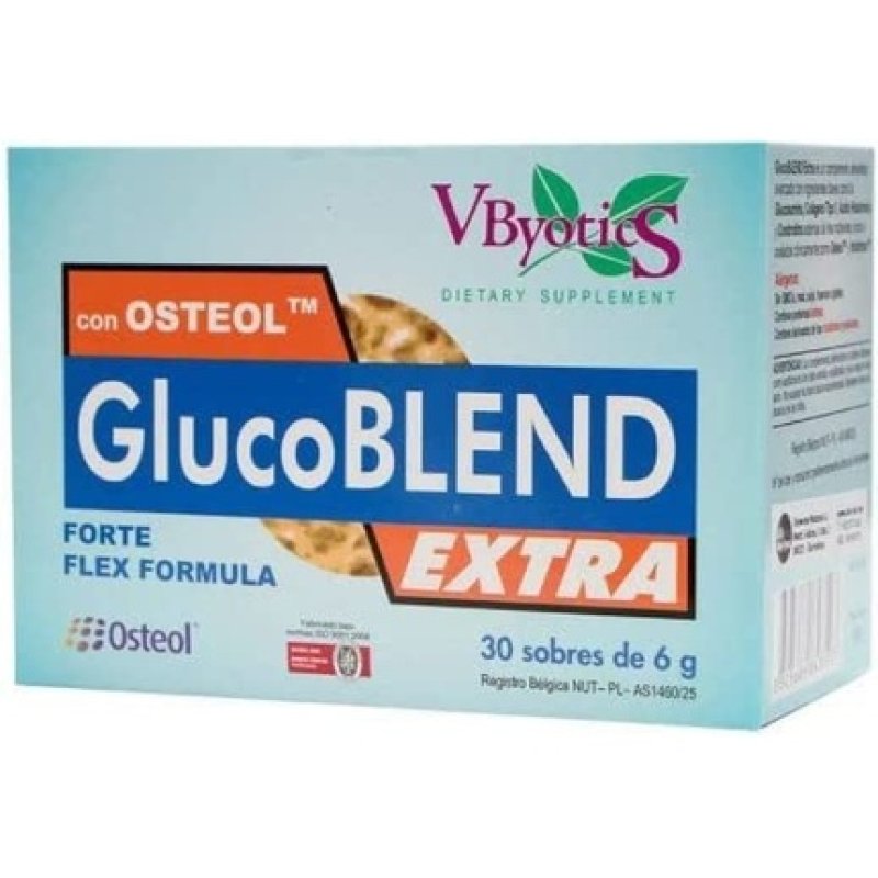 Vbyotics GlucoBlend Extra with Osteol 30 Packets