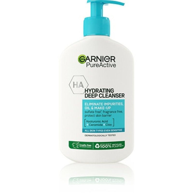 Hydrating Cleansing Gel for Skin Imperfections Pure Active (Hydrating Deep Clean Serum) 250 ml