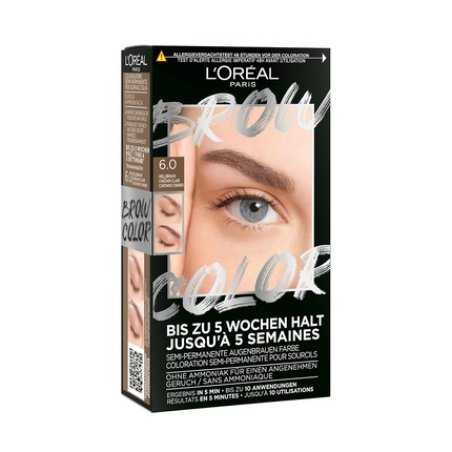 L'Oréal Paris Brow Color for a Radiant and Perfectly Groomed Look Ammonia-Free Brow Color 6.0 Light Brown