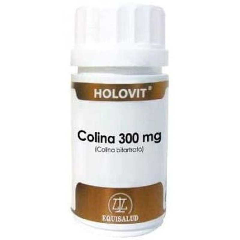 Equisalud Holovit Colina 300 Mg Colina L-Bitartrato 50 Cáp