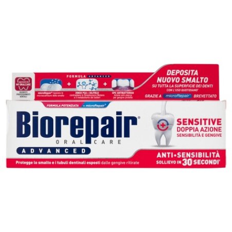 Biorepair Advanced Sensitive Toothpaste Double Action For Sensitivity And Gums