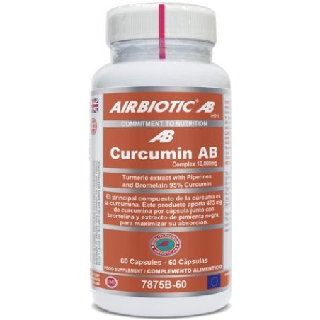 Curcuma AB Complex 10000mg with Bromelain and Piperine 60 Capsules