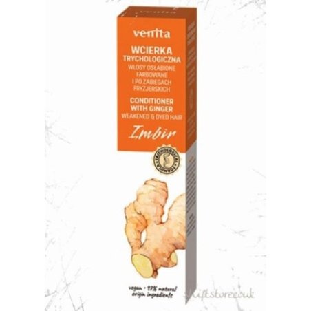 VENITA Trichological Ginger Lotion for Weakened Colored Hair After Hairdressing