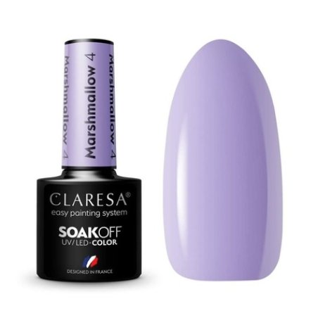 Claresa Marshmallow UV Nail Polish 5ml - Pack of 4