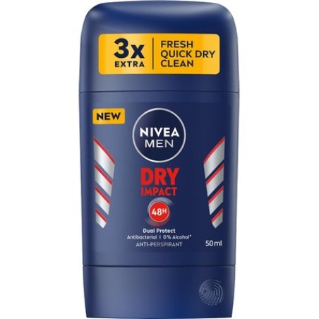 NIVEA MEN Dry Impact Antiperspirant Stick 50ml