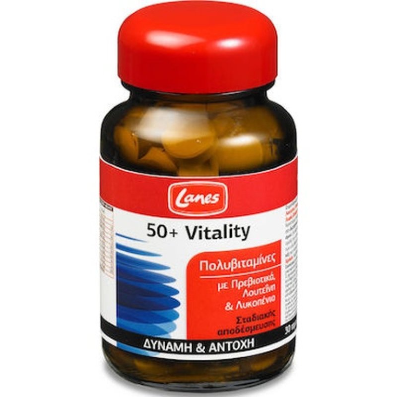 Lanes 50 Vitality Multivitamins For Over 50 Years - 30 Tablets