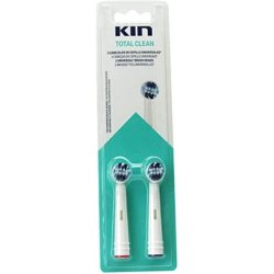 Kin Total Cleaning Electric Toothbrush Replacement Heads 2 Units