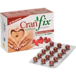 Uni-Pharma Cran Fix Cranberry 60 Soft Capsules