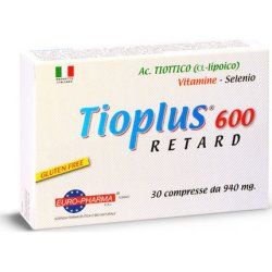 Bionat Euro-Pharma Tioplus 600 Retard Dietary Supplement For The Nervous System - 30 Capsules