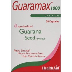 HealthAid Guaramax 1000 Guarana 30 Capsules