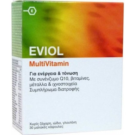 Eviol Multivitamin - Energy Boosting Soft Capsules, 30 Count