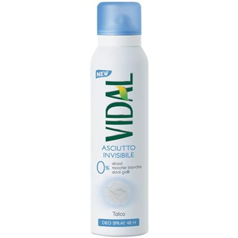 Vidal Deodorant Spray Talk Asciutto Invisibile 48h 150ml