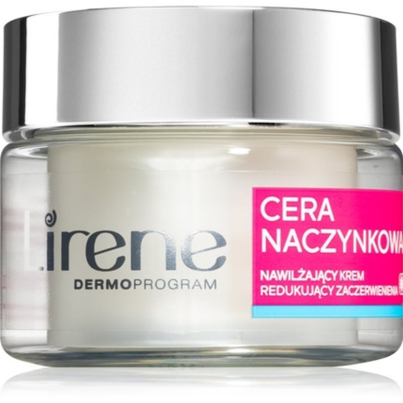 LIRENE Moisturizing Redness-Reducing Day Cream SPF20 Cera Naczynkowa 50ml