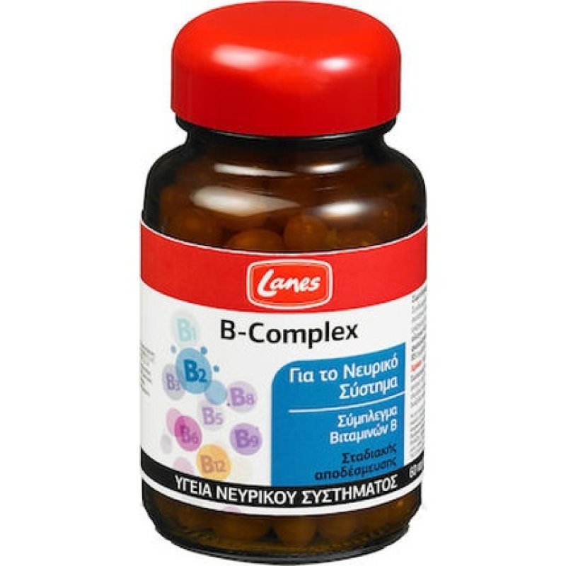 Lanes B Complex Supplement For The Nervous System - 60 Tablets
