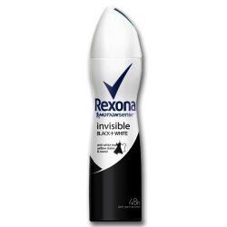 Rexona Women MotionSense Invisible Black White 48h Antiperspirant Spray 5.0 Oz 150ml