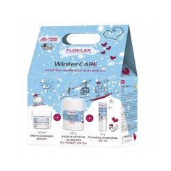 Floslek Laboratorium Winter Care Skin Protection Set For Active People - Protective Cream 50 Ml, Stick Cream 20 G, Lip