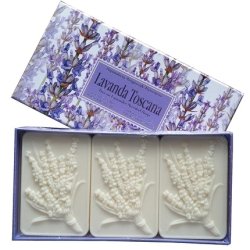 Saponificio Artigianale Fiorentino Lavender Bar Soap 125g - Pack of 3