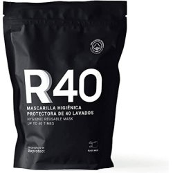 R40 Adult Hygienic Protective Mask 40 Uses Black