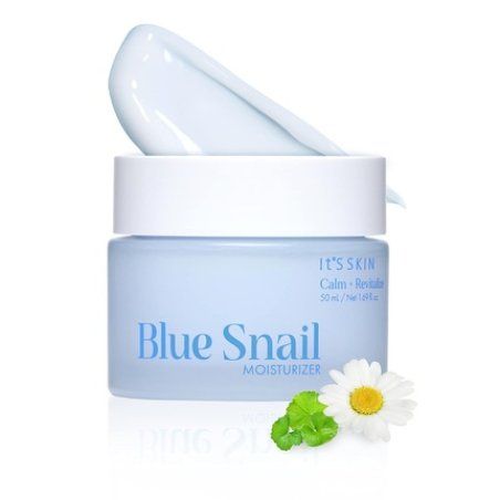 It'S SKIN Blue Snail Cream Daily Face Moisturizer with Snail Mucin Essence Centella Asiatica and Niacinamide Hydrating